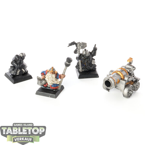 Dwarfen Mountain Holds - Dwarf Cannon - teilweise bemalt
