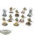 Astra Militarum - 10 Cadian Shock Troops Klassisch/Classic - teilweise bemalt