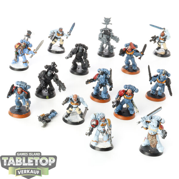 Space Wolves - 14 Blood Claws Klassisch/Classic - teilweise bemalt