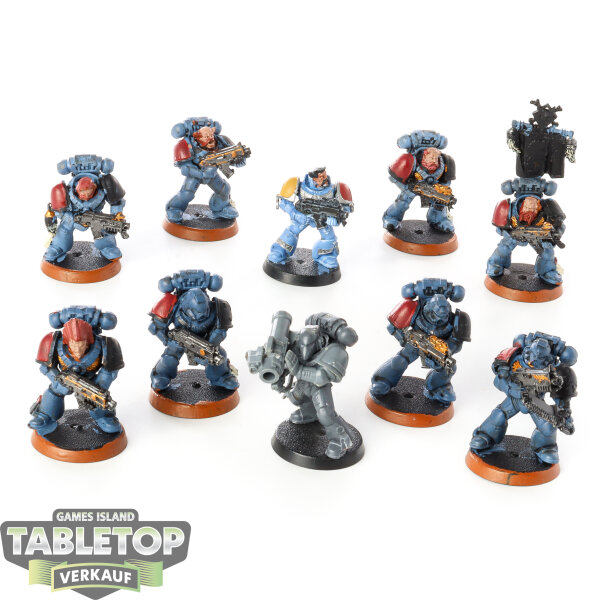 Space Wolves - 10 Tactical Squad Klassisch/Classic - teilweise bemalt