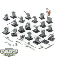Skaven - 20 Clanrats Klassisch/Classic - teilweise bemalt