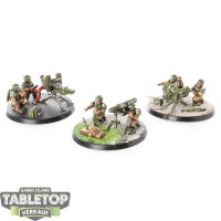 Astra Militarum - 3 Cadian Heavy Weapon Squad...