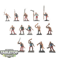 Vampire Counts - 14 x Zombie Regiment - teilweise bemalt