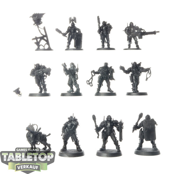 Imperial Agents - 11 x Kill Team: Exaction Squad - grundiert