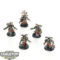 Chaos Space Marines - 5 Chosen - bemalt