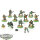 Astra Militarum - 10 Cadian Shock Troops classic (3th Edition) - bemalt