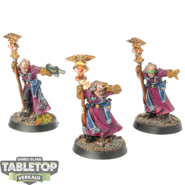 Astra Militarum - 3 Wyrdvane Psykers - bemalt