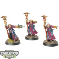 Astra Militarum - 3 Wyrdvane Psykers - bemalt