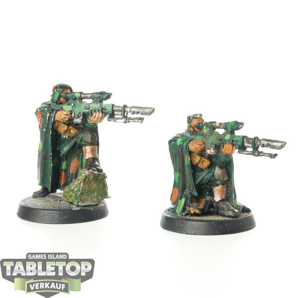 Astra Militarum - 2 Cadian Snipers - bemalt