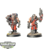 Imperial Agents - 2 Servitors - bemalt