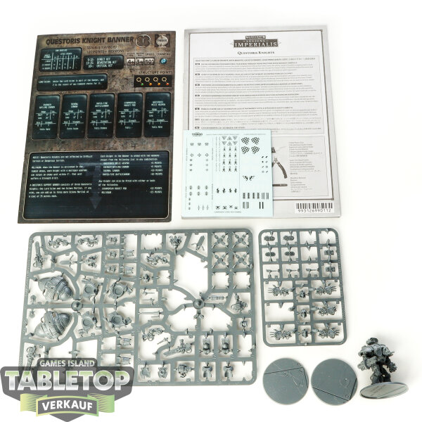 Adeptus Titanicus - 3x Legions Imperialis: Questoris Knights - teilweise gebaut