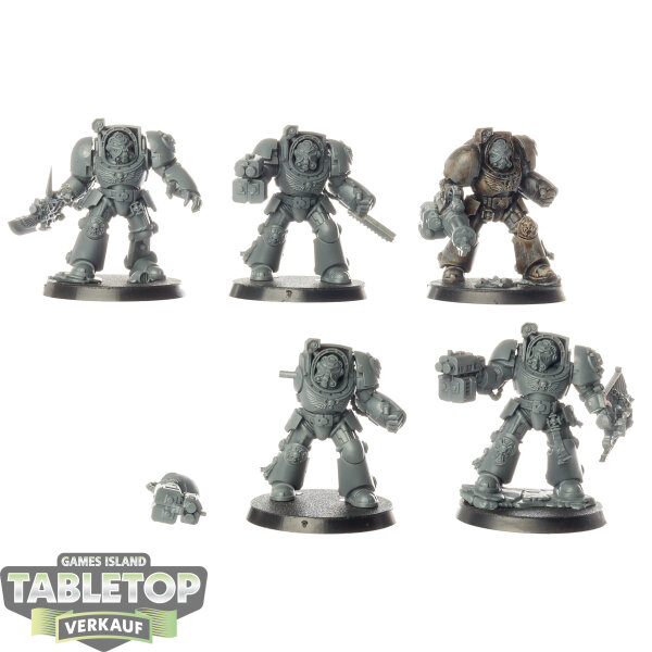 Space Marines - 5x Terminator Squad - unbemalt