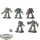 Space Marines - 5x Terminator Squad - unbemalt