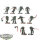 Space Marines - 10x Assault Intercessor Squad - bemalt