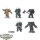 Chaos Space Marines - 5 Chosen classic - teilweise bemalt