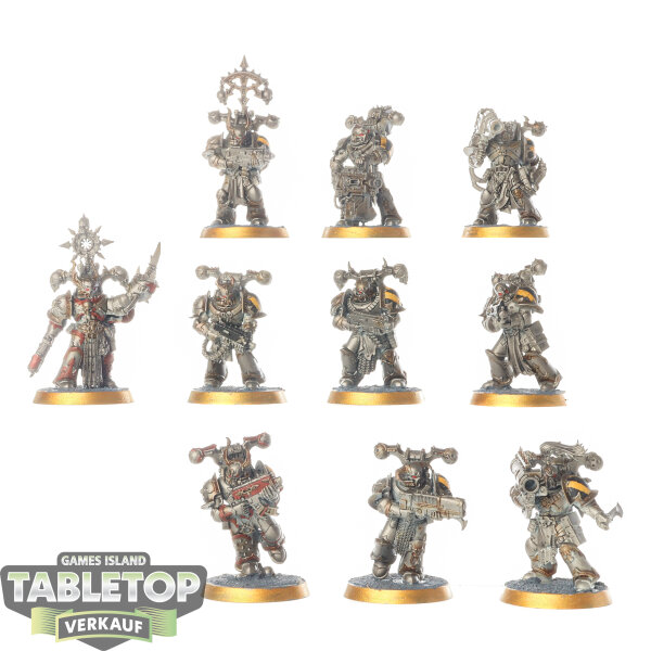 Chaos Space Marines - 10 Legionaries - bemalt