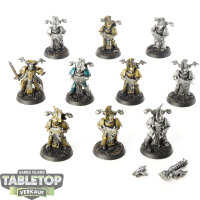 Thousand Sons - 10 x Rubric Marines - teilweise bemalt