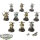Thousand Sons - 10 x Rubric Marines - teilweise bemalt