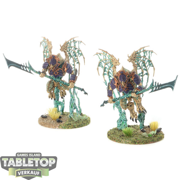 Ossiarch Bonereapers - 2 Morghast Archai - bemalt