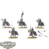 Soulblight Gravelords - 5x Black Knights - grundiert