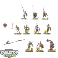 Soulblight Gravelords - 10 Deathrattle Skeletons - bemalt