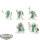 Dark Angels - 5 Deathwing Knights - teilweise bemalt