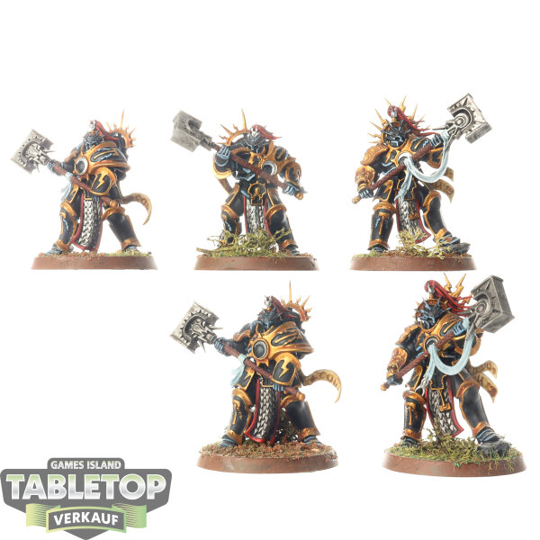Stormcast Eternals - 5 Retributors - bemalt