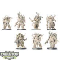 Death Guard - 7 Plague Marines - grundiert