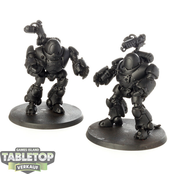 Adeptus Mechanicus - 2 Kastelan Robots - grundiert