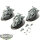 Chaos Space Marines - 3x Chaos Bikers - unbemalt