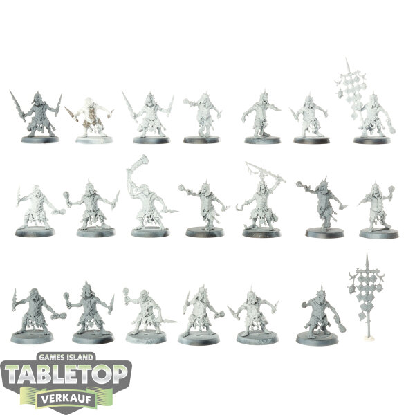 Orruk Warclans - 20x Hobgrot Slittaz - grundiert