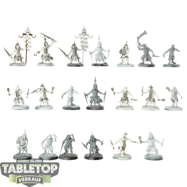 Orruk Warclans - 20x Hobgrot Slittaz - teilweise bemalt
