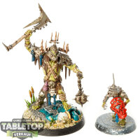 Orruk Warclans - Killaboss with Stab-grot - bemalt