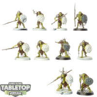 Orruk Warclans - 10x Gutrippaz - teilweise bemalt