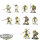 Orruk Warclans - 10x Gutrippaz - teilweise bemalt