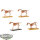 Tomb Kings of Khemri - 4x Tomb Kings Skeleton Horses - bemalt