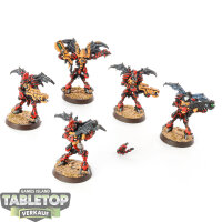 Tau Empire - 5 Vespid Stingwings klassisch - bemalt