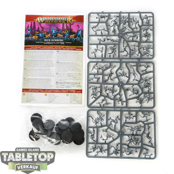 Disciples of Tzeentch - 20 Blue Horrors and Brimstone Horrors - im Gussrahmen