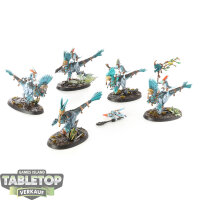 Seraphon - 5 Raptadon Chargers - bemalt