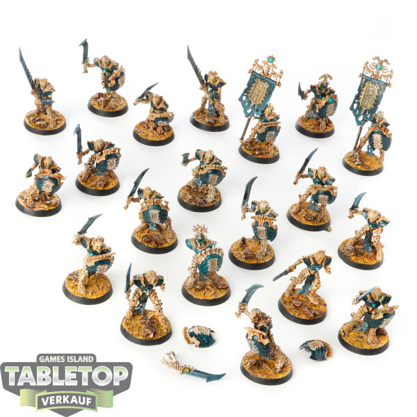 Ossiarch Bonereapers - 20 Mortek Guard - bemalt