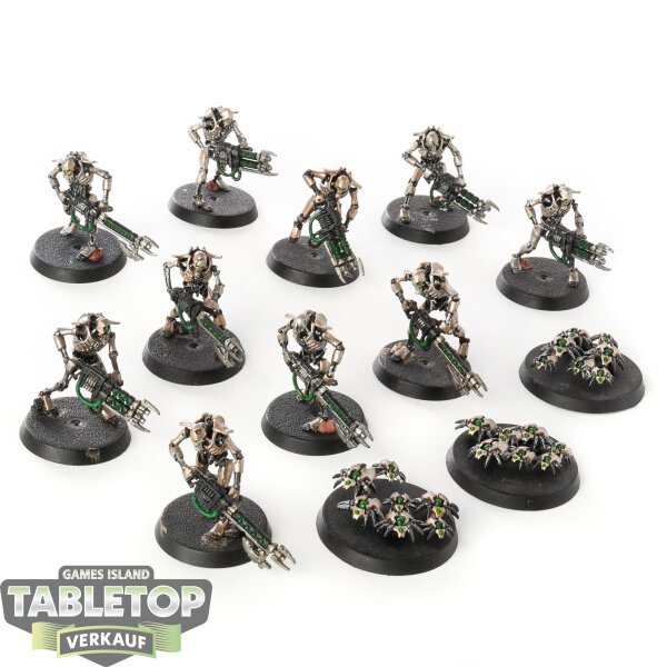 Necrons - 10 Necron Warriors - bemalt