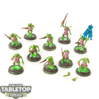 Maggotkin of Nurgle - 10 Plaguebearers - teilweise bemalt