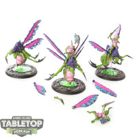 Maggotkin of Nurgle - 3 Plague Drones - teilweise bemalt