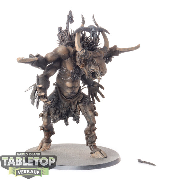 Beastmen Brayherds - Ghorgon - teilweise bemalt