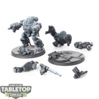 Adeptus Mechanicus - 2 x Kastelan Robots - teilweise bemalt