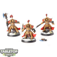 Adeptus Custodes - 3 x Allarus Custodians - bemalt