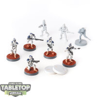 Galaktische Republik - 7 x Phase I Clone Troopers -...