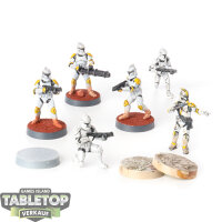 Galaktische Republik - 6 x Phase I Clone Troopers - bemalt