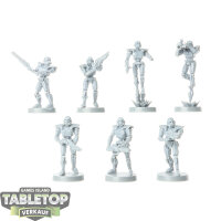 Galaktisches Imperium - 7x Dark Troopers - unbemalt