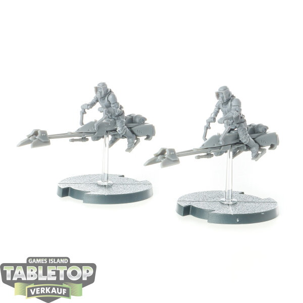 Galaktisches Imperium - 2x 74-Z Speeder Bikes - unbemalt